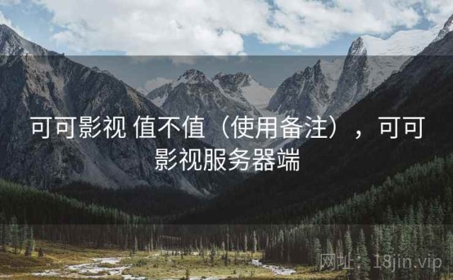 可可影视 值不值（使用备注），可可影视服务器端