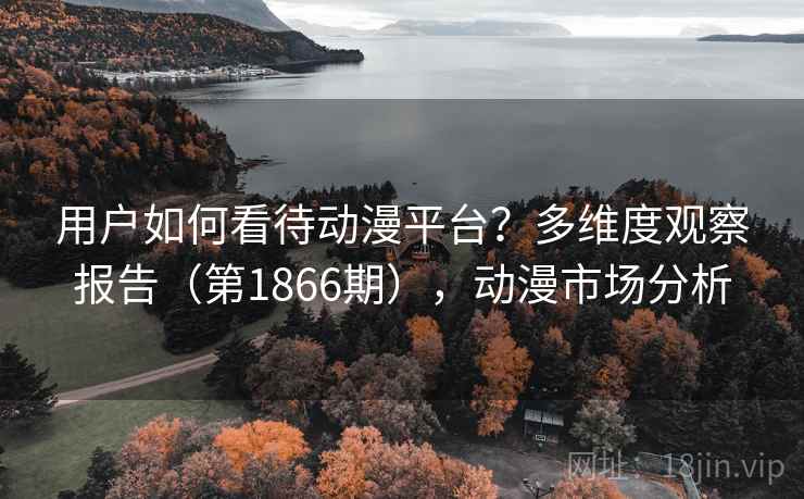 用户如何看待动漫平台？多维度观察报告（第1866期），动漫市场分析