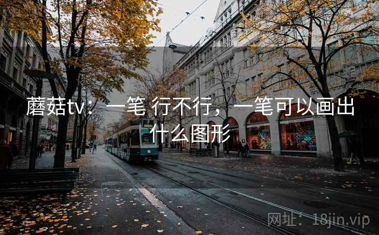 蘑菇tv：一笔 行不行，一笔可以画出什么图形