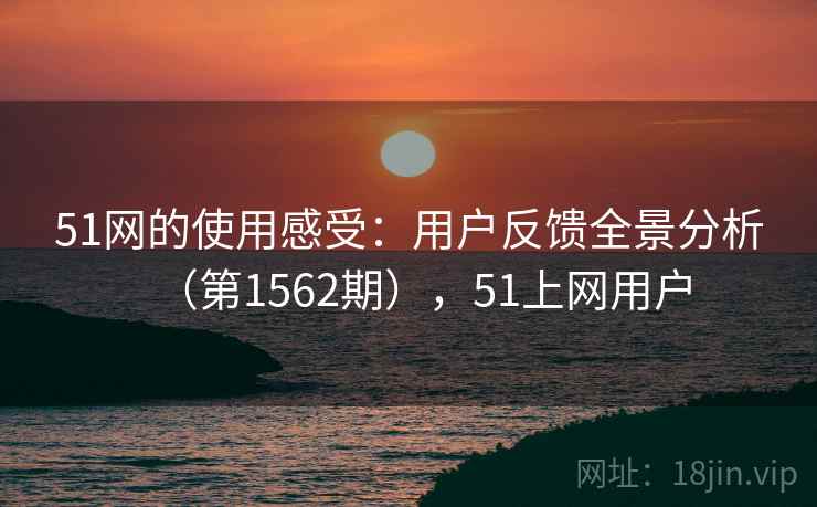 51网的使用感受:用户反馈全景分析(第1562期),51上网用户 51网的使用感受:用户反馈全景分析(第1562期),51上网用户