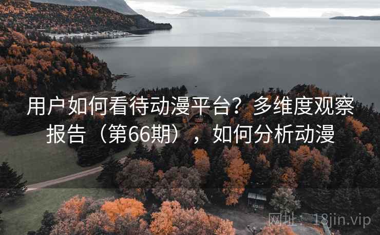用户如何看待动漫平台?多维度观察报告(第66期),如何分析动漫 用户如何看待动漫平台?多维度观察报告(第66期),如何分析动漫
