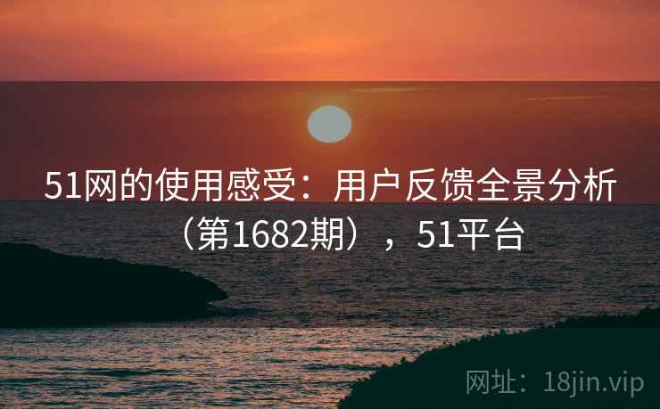 51网的使用感受：用户反馈全景分析（第1682期），51平台